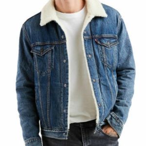 levi’s sherpa trucker jean jacket